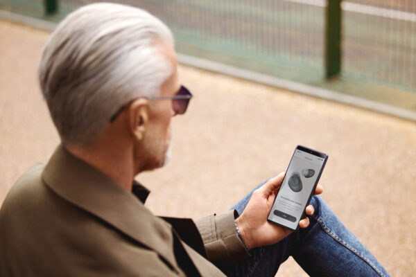Jabra Enhance Plus Dark Grey Lifestyle Phone Medium